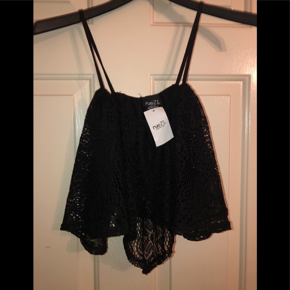 Lace crop top